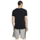 Adidas Ανδρική κοντομάνικη μπλούζα Essentials 3-Stripes Slim Ringer T-Shirt